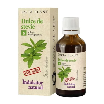 DULCE DE STEVIE INDULCITOR NATURAL 50ML DACIA PLANT