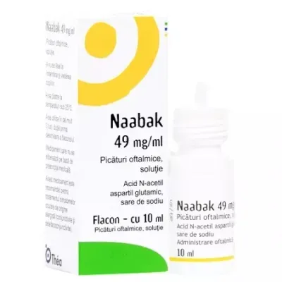 Naabak, 49 mg/ ml picaturi oftalmice solutie, Lab. Thea