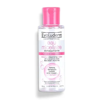 Apa micelara demachianta pentru ten uscat si sensibil, 100ml, Evoluderm