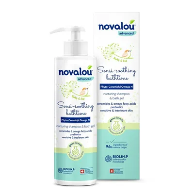 NOVALOU SAMPON SI GEL DE BAIE PENTRU BEBELUSI 250ML
