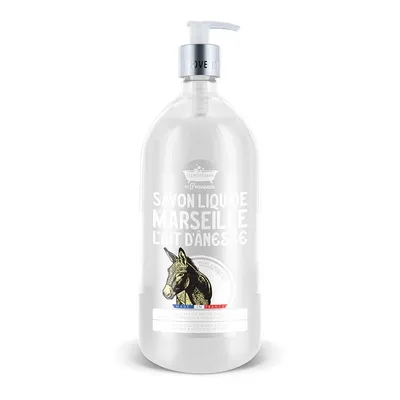 Sapun lichid de Marsilia cu Lapte de magarita, 1l, Les Petites Bains de Provence