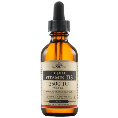 SOLGAR VITAMINA D3 LICHIDA 2500IU 59ML