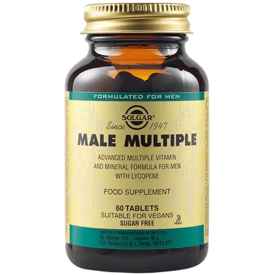 Multivitamina Male Multiple pentru barbati, 60 tablete, Solgar