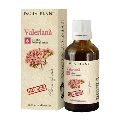 TINCTURA VALERIANA FARA ALCOOL 50ML DACIA PLANT
