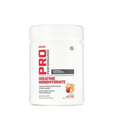 Creatina monohidratata 5000mg cu aroma de fructe Pro Performance, 998g, GNC