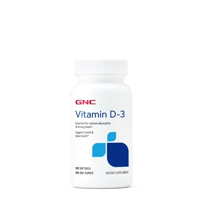 GNC VITAMIN D-3 2000 UI X 180 CAPSULE