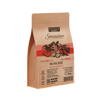 Cafea boabe Bolivia Rene, 200g, Evolet
