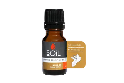 Ulei Esential Ghimbir (Zingiber officinale) 100% Organic Ecocert, 10ml, Soil