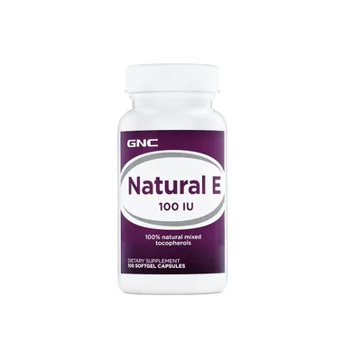 GNC VITAMINA E NATURALA 100 UI 100 CAPSULE