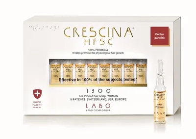 Crescina Re-Growth HFSC 1300 Woman, 10 fiole, Labo