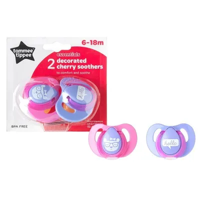 Suzeta din latex 6-18 luni, 2 bucati, Tommee Tippee