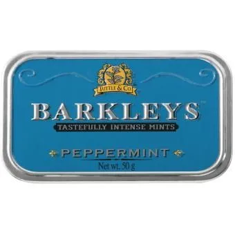 Drajeuri cu aroma de menta Peppermint, 50g, Barkleys