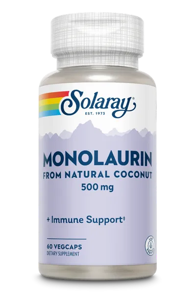 Monolaurin Solaray 500 mg, 60 capsule, Secom