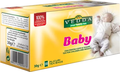 Ceai baby, 20 plicuri, Vedda
