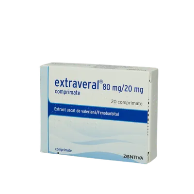 Extraveral 80mg/20mg, 20 comprimate, Zentiva