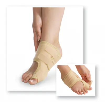 Orteza Hallux Valgus de noapte 7702, S/M, 35-40cm, Bej, Medtextile