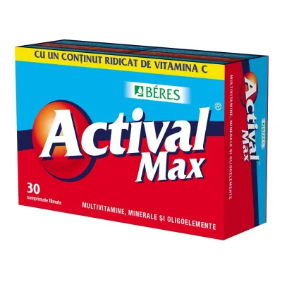 Actival Max, 30 comprimate filmate, Beres
