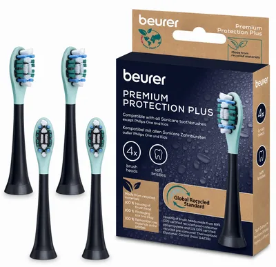 Rezerve Periuta de Dinți Electrică Premium Protection Plus, 4 Bucăți, Beurer
