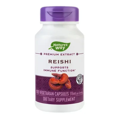 Reishi Nature's Way, 100 capsule vegetale, Secom
