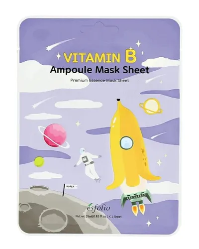 Masca pentru fata tip ser cu Vitamina B, 25ml, Esfolio