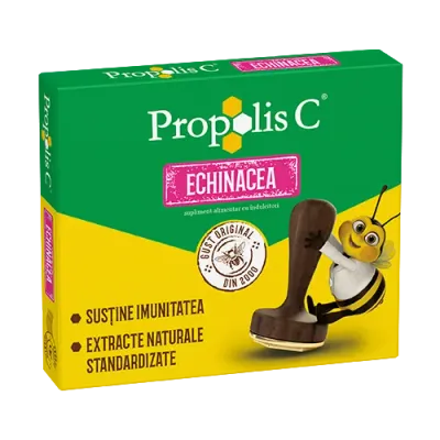 Propolis C + Echinacea, 20 comprimate, Fiterman