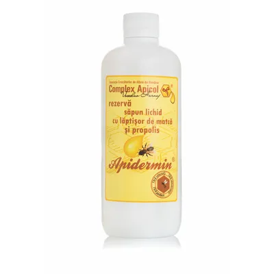 Rezerva sapun lichid Apidermin, 500 ml, complex Apicol