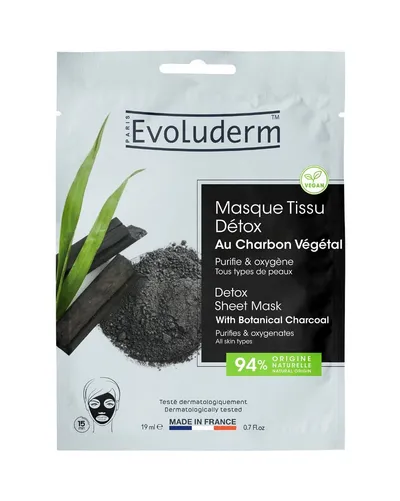 Masca detoxifianta Active Botanical Charcoal, 19ml, Evoluderm