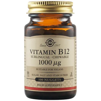 Vitamina B12 1000mcg, 100 tablete, Solgar