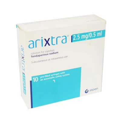 Arixtra solutie injectabila 2.5mg/0.5ml, 10 seringi preumplute, GSK
