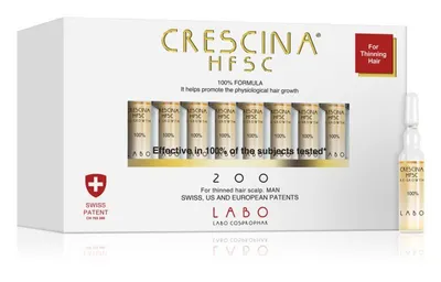 Crescina Re-Growth HFSC 200 Man, 20 fiole, Labo