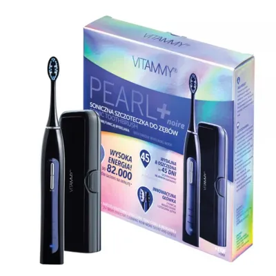Periuta de dinti electrica VITAMMY Pearl+, Alb/ Negru