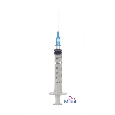 Seringa 2ml cu ac, 1 bucata, Minut