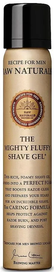 Gel de barbierit The Mighty Fluffy, 75 ml, Raw Naturals