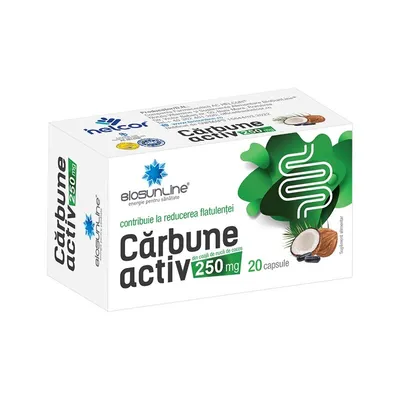 CARBUNE ACTIV 250MG 20 CAPSULE HELCOR