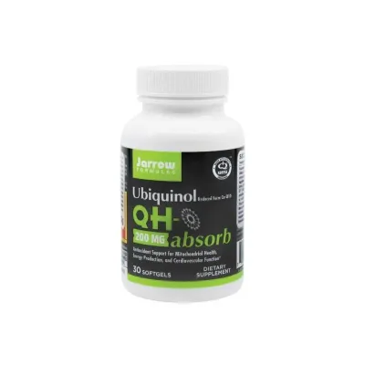 QH-absorb, suport cardiovascular, Co-Q10, 200 mg, Jarrow Formula, 30 capsule, Secom