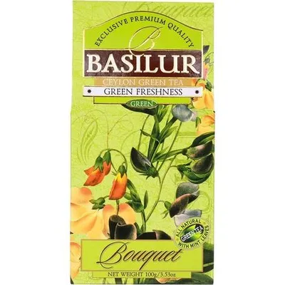 Ceai verde cu lamaie si verbina Green Freshness, 100g, Basilur