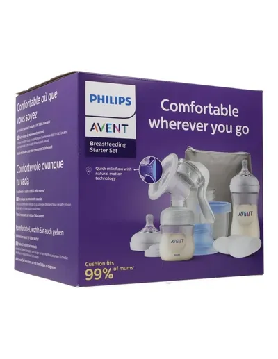 Set pentru alaptare cu pompa de san manuala, SCF430/16, Avent