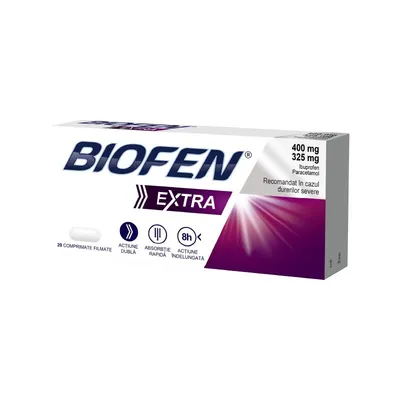 BIOFEN EXTRA 400MG/325MG 20 COMPRIMATE FILMATE