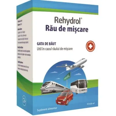 Rehydrol Rau de miscare, 10 stick-uri, MBA Pharma