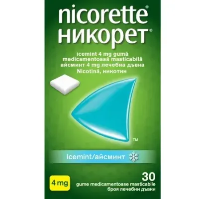 Nicorette IceMint guma, 4 mg, McNeil