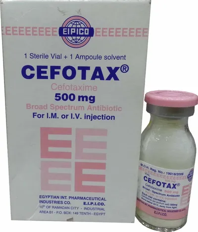 Cefotax 500mg, 1 flacon + 1 fiola, Epico
