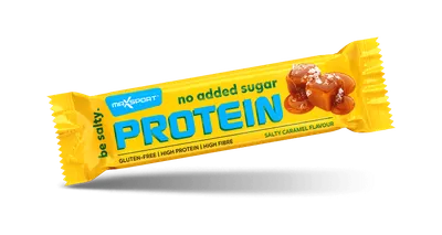 Baton proteic cu caramel sarat fara gluten si fara zahar, 40g, Maxsport