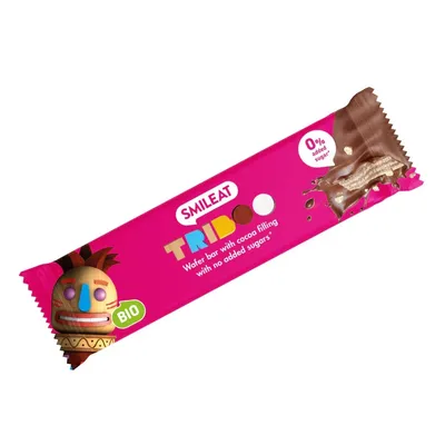 Napolitana Bio invelita in ciocolata Triboo, 40 g – Smileat