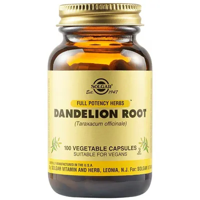 SOLGAR DANDELION 520MG 100 CAPSULE