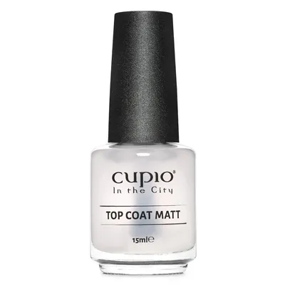 Top Coat Matt In The City, 15 ml, Cupio