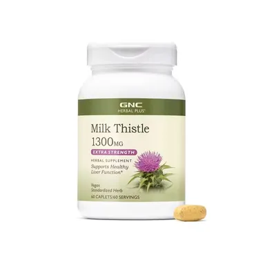 GNC MILK THISTLE 1300MG 60 TABLETE