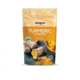 Pudra bio de turmeric, 150g, Dragon Superfoods