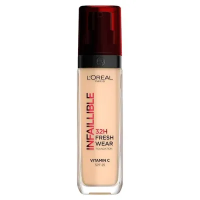 Fond de ten rezistent la transfer Infaillible 32h Fresh Wear 100 Subton Cald, 30ml, L'Oreal Paris