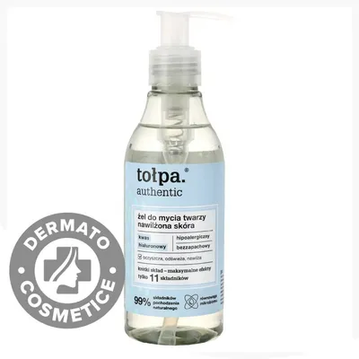 Gel facial de curatare hidratant Authentic Gel, 195ml, Tolpa