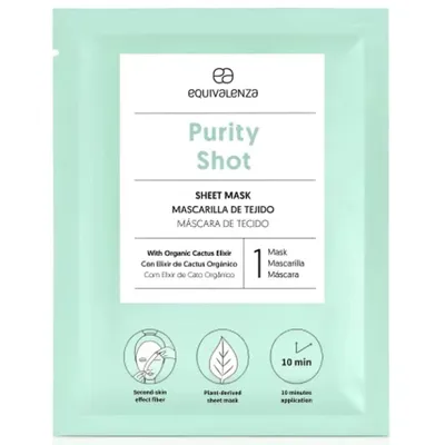 Masca de fata Purity Shot, 1 bucata, Equivalenza